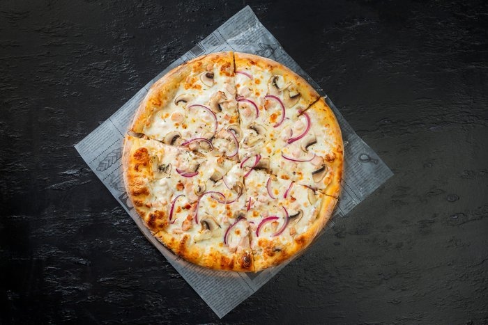 Курица и грибы